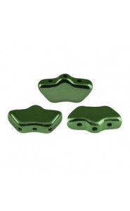Les perles par Puca® Delos beads Metallic green 23980/14495